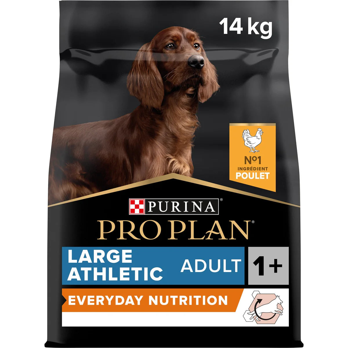 طعام الكلاب الجاف PURINA® PRO PLAN® Large Athletic OPTIBALANCE® غني بالدجاج - 14 كجم