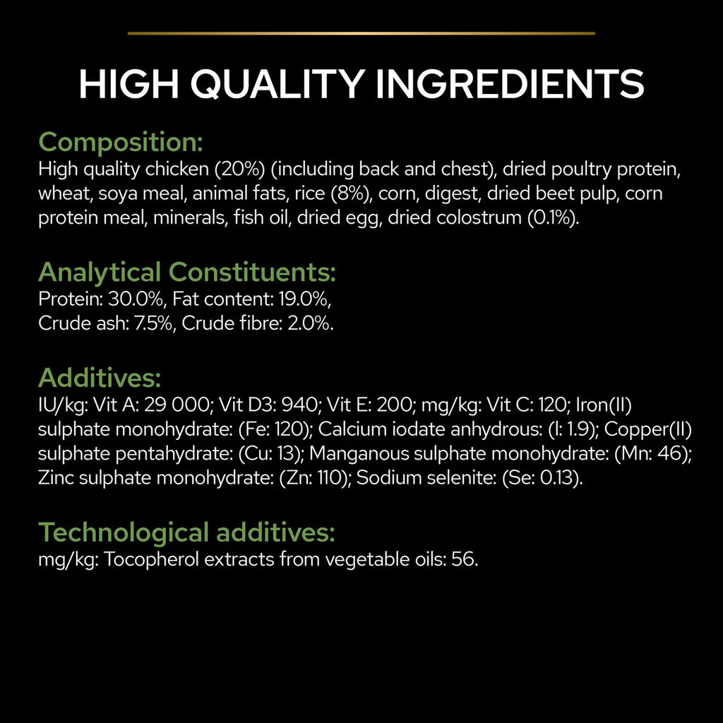 طعام جاف للجراء من بورينا برو بلان متوسط ​​الحجم مع أوبتيستارت غني بالدجاج