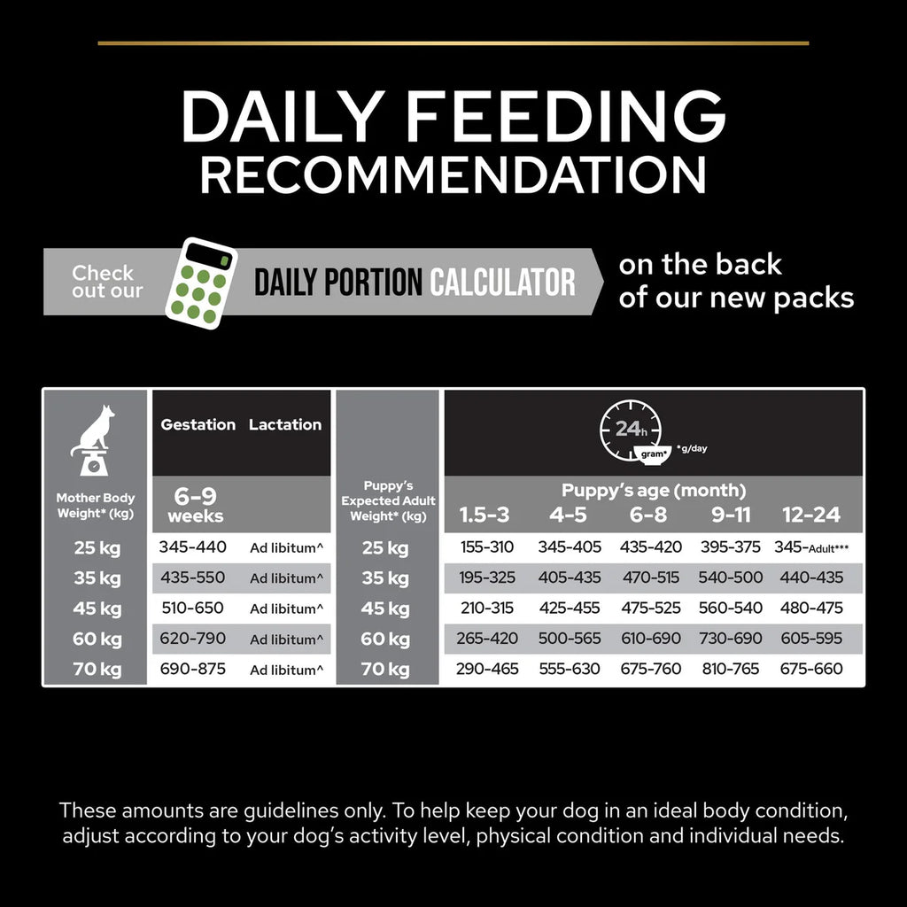 طعام جاف للجراء PURINA® PRO PLAN® كبير وقوي مع OPTISTART® غني بالدجاج