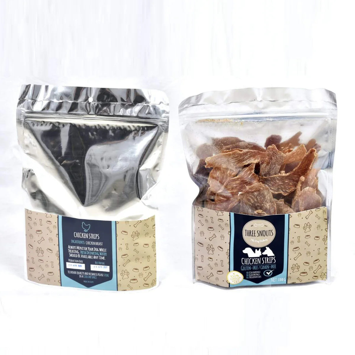 ثلاث شرائح دجاج