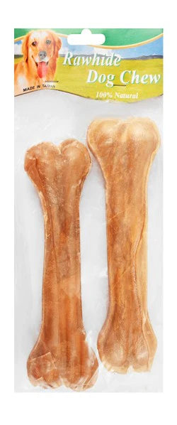 عظمة مضفرة للكلاب من جلد خام، مقاس 2*1 متر، FY-87072