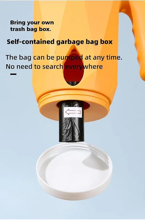 مغرفة فضلات القطط مع سلة المهملات الحجم: 26*14*11 سم