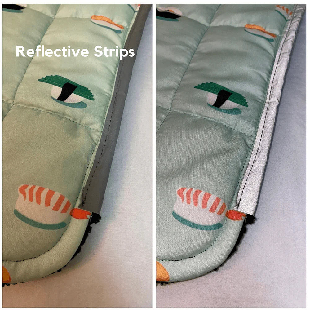 معطف بنمط السوشي