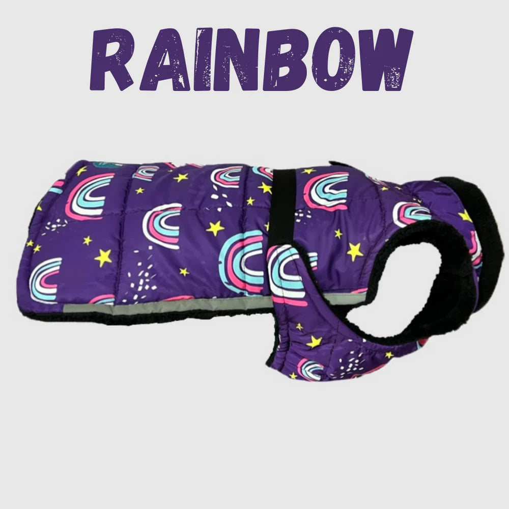 معطف قوس قزح مقاوم للماء