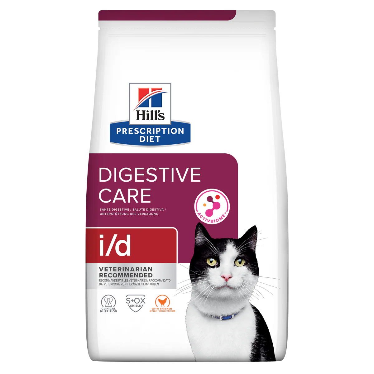 Hill's - Prescription Diet i/d Digestive Care Cat Dry Food Chicken Flavour 3kg