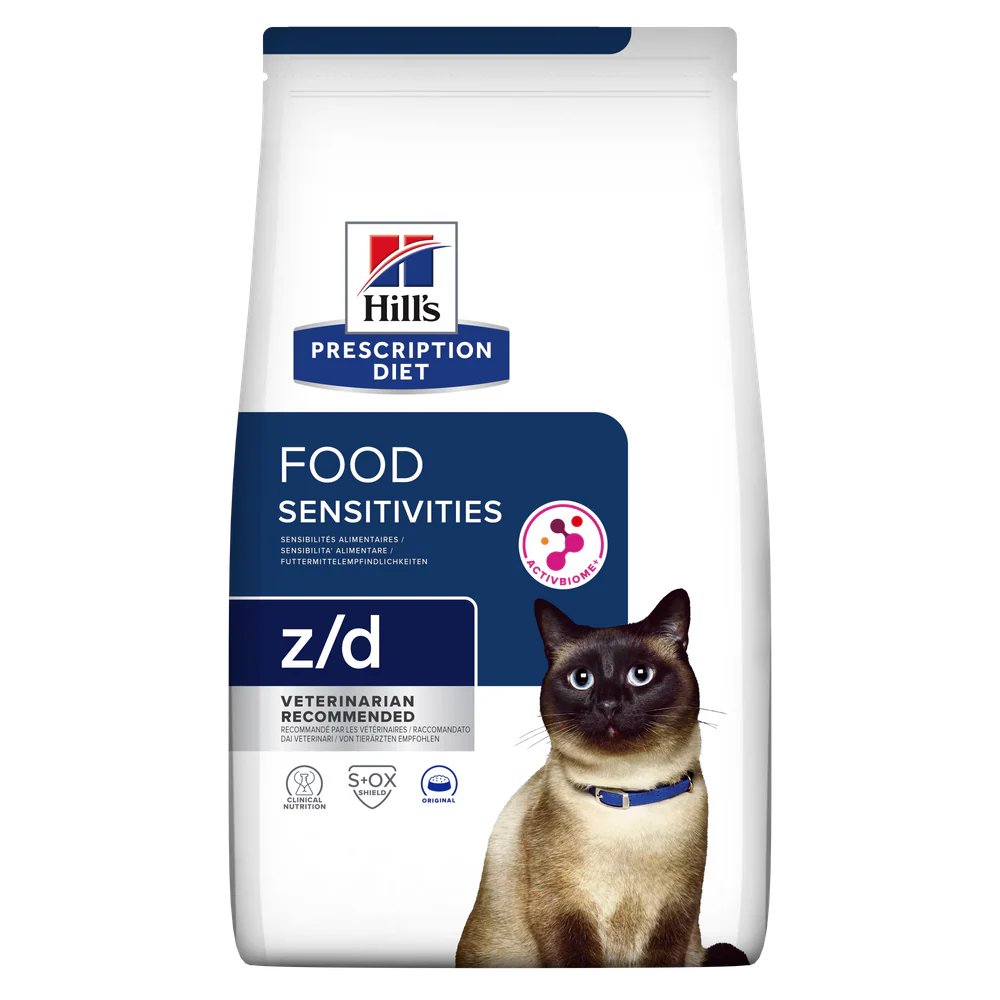 Hill's Prescription Diet For Cats z/d Food Sensitivities ActiveBiome+