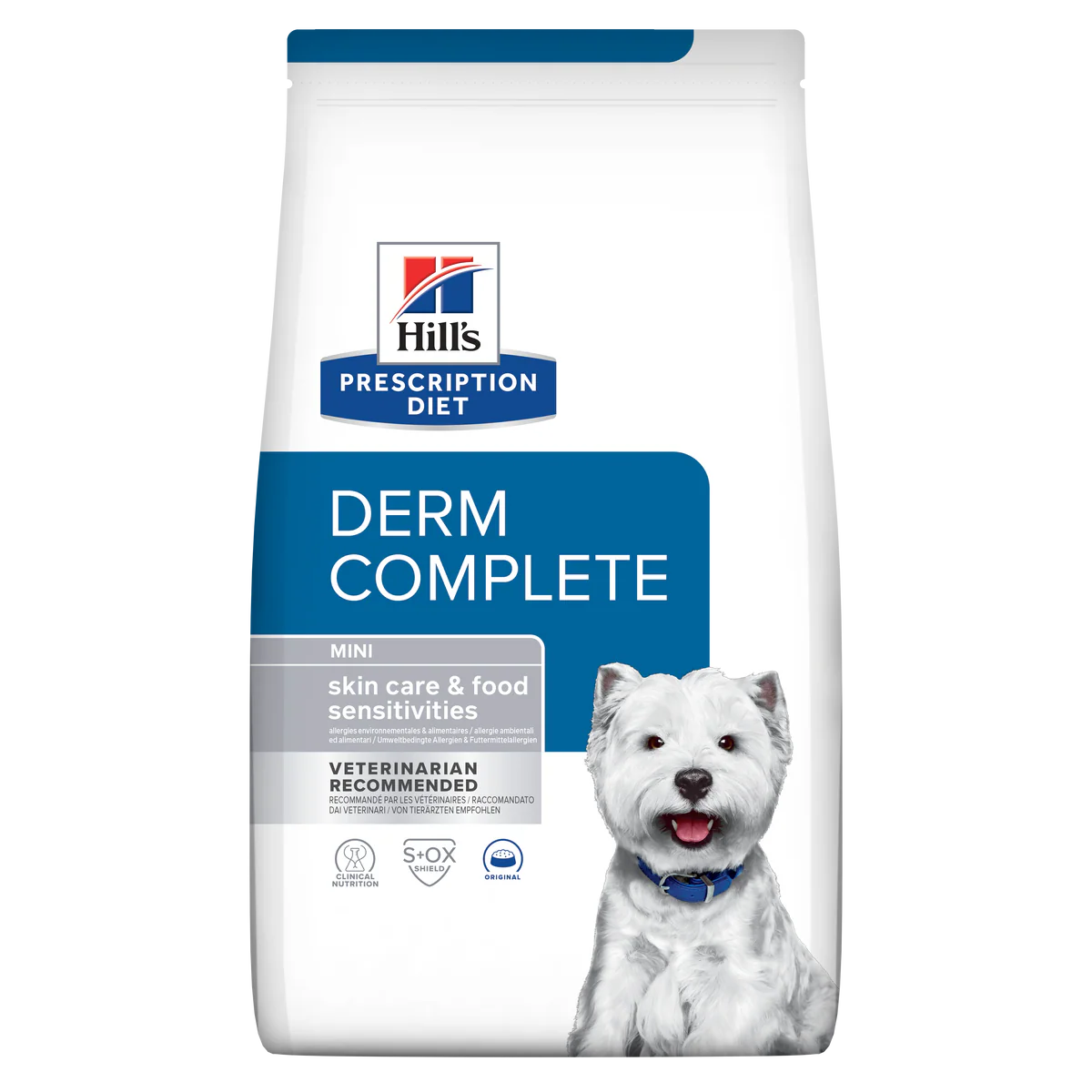 Hill's Prescription Diet Derm Complete Mini Dry Dog Food 1kg