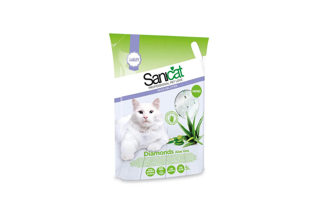 SaniCat Diamonds Aloe Vera 5L