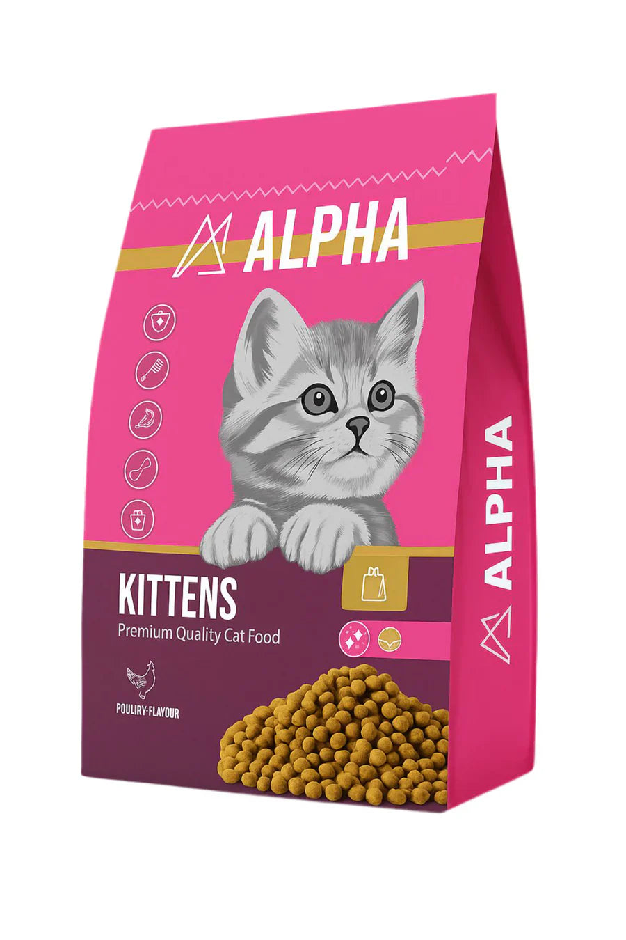 Alpha Cat food for Kittens with Chicken- 1KG