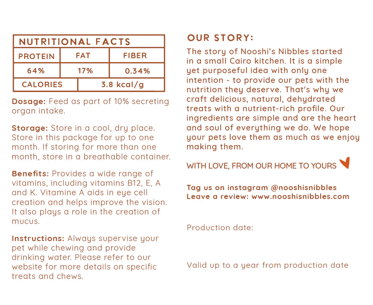 نوشي نيبلز كلى لحم بقري 100 جم