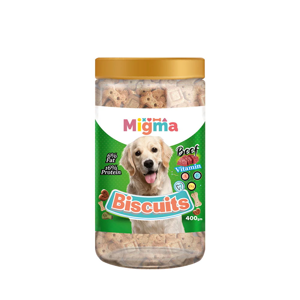 بسكويت ميجما لحم بقري 400 غرام