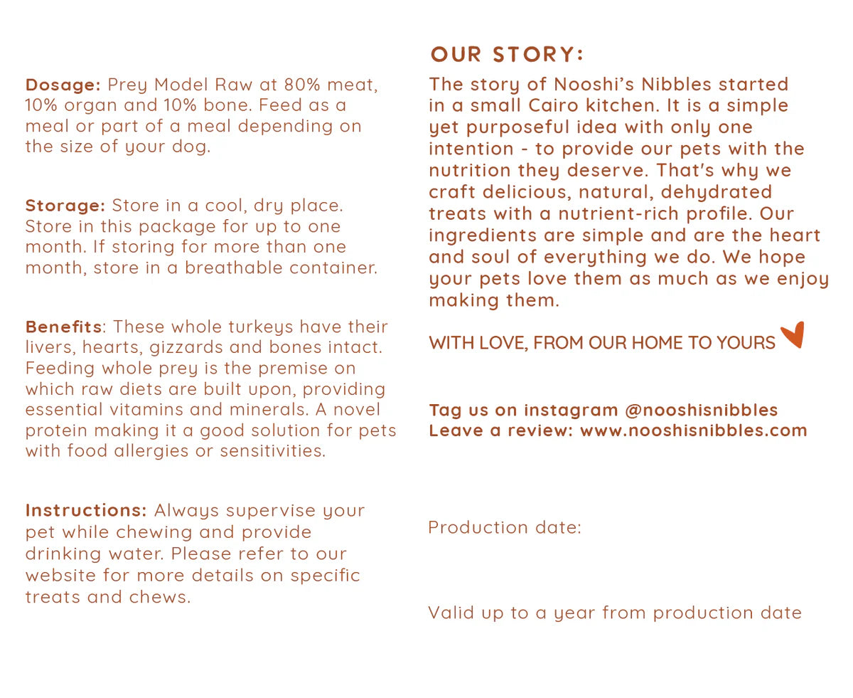 نوشيز نيبلز ديك رومي مفروم كامل 5 قطع 