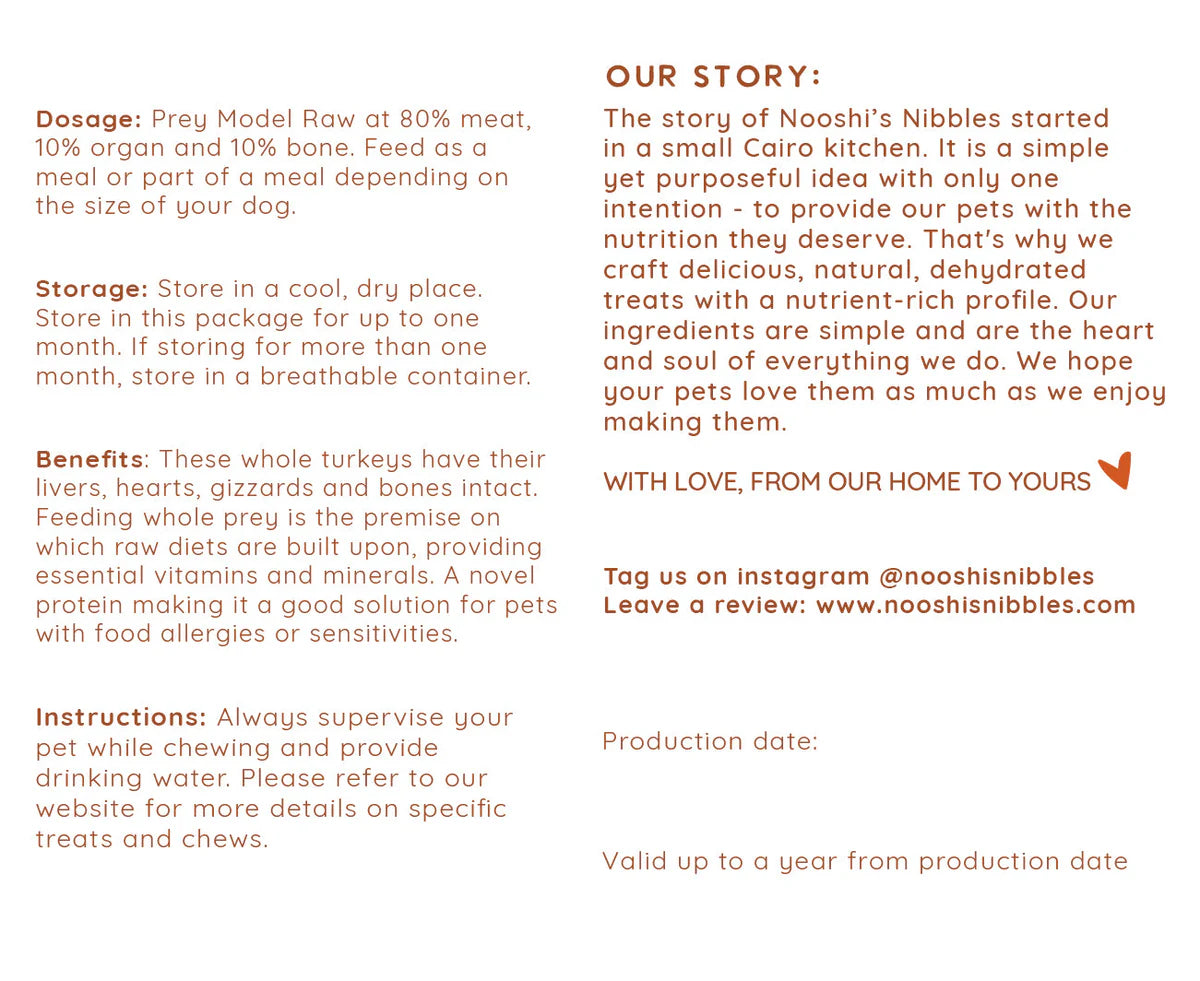 نوشيز نيبلز ديك رومي مفروم كامل 8 قطع