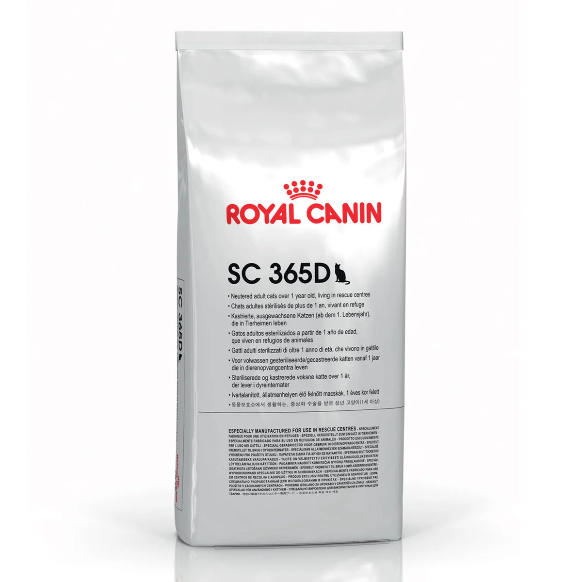 Royal Canin SC 365D (15 KG) - Dry food for Sterilised adult cats over 1 year living in shelters or rescue centers