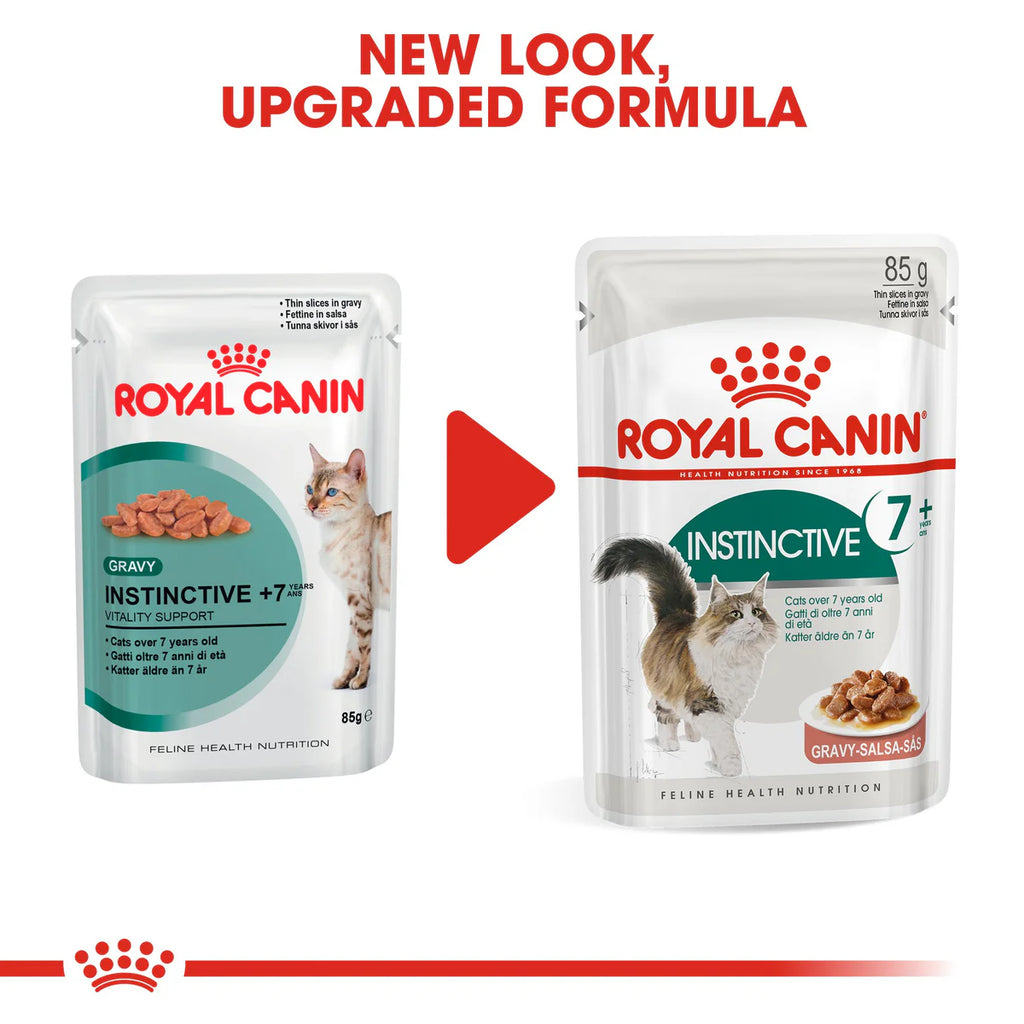 ROYAL CANIN¨ Instinctive 7+ in Gravy (85 gm\ Pouch) - Wet food for cats over 7 years old