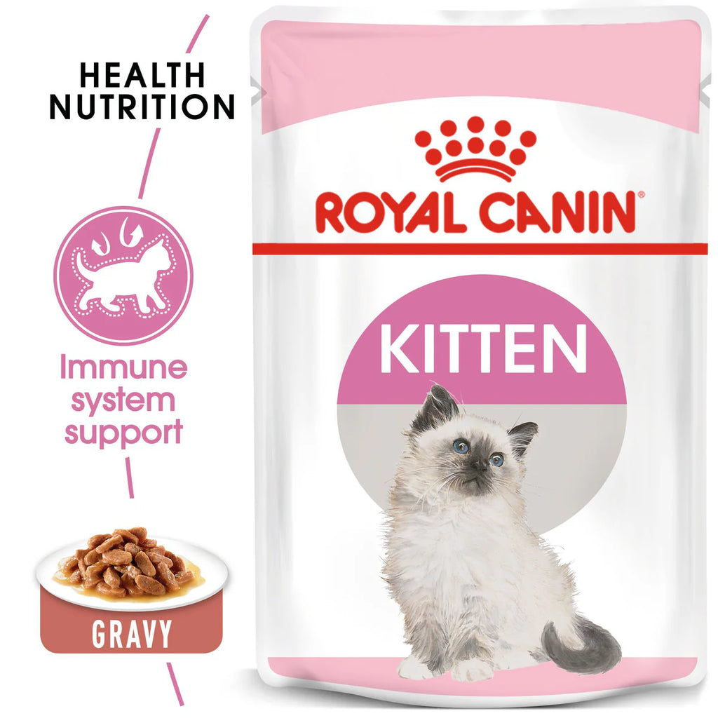 Royal Canin Kitten In Gravy (85gm\ Pouch) - wet food for kittens up to 12 months