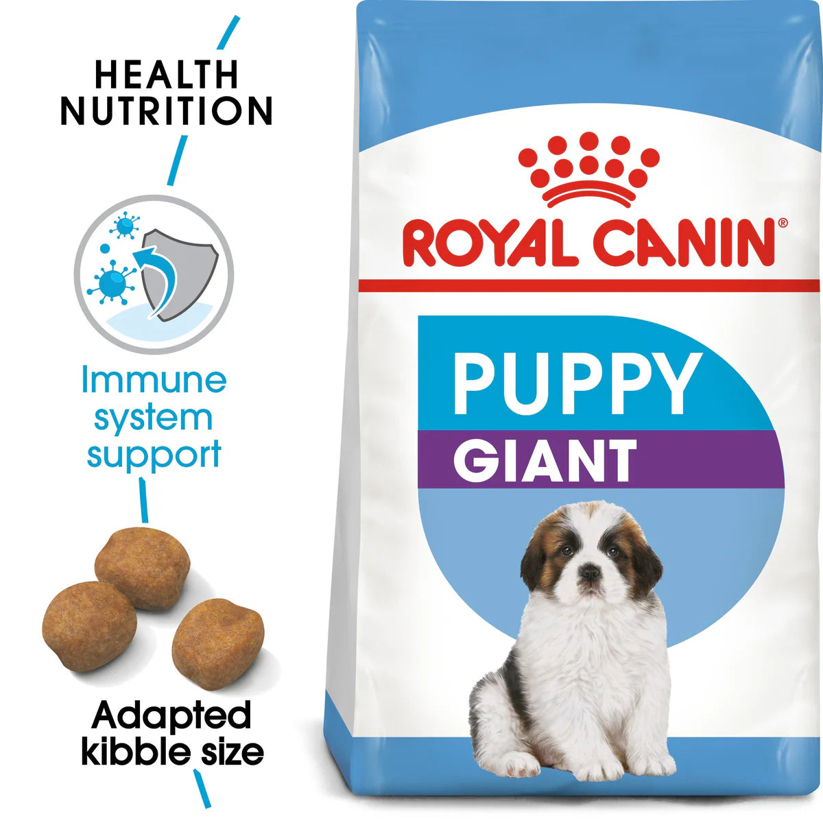 Royal Canin Giant Puppy - Dry food for giant dogs. Adult weight from 45 KG and over - from 2 to 8 months old