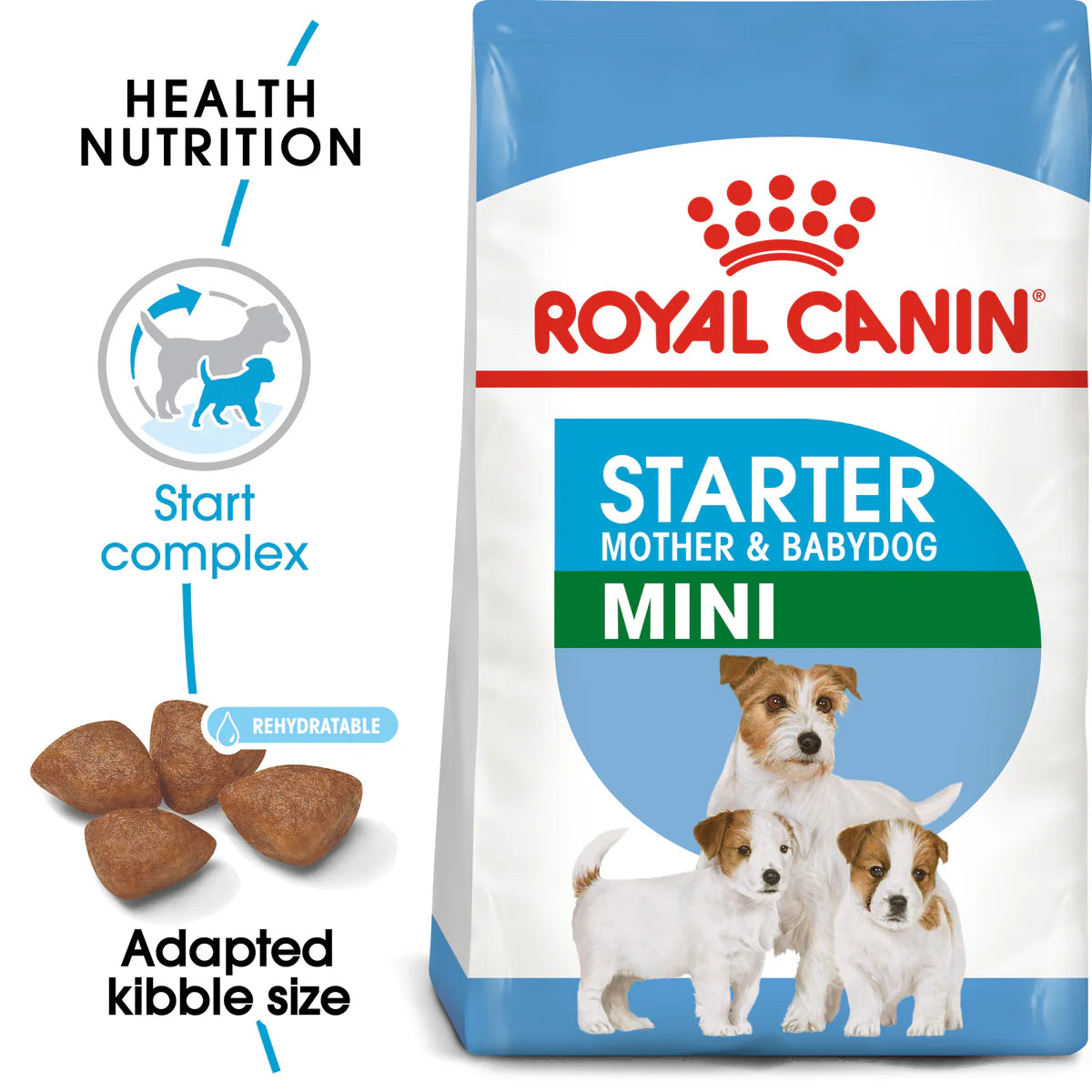 Royal Canin Mini Starter Mother & Babydog (1 KG) - Dry food for mini puppies. Adult weight up to 10 KG - Mother during gestation and lactation - Weaning puppies up to 2 months
