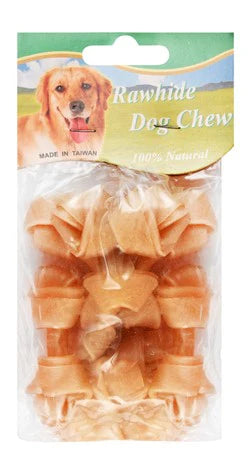 عظمة مضفرة للكلاب من جلد خام، مقاس 8*1 متر، FY-87038