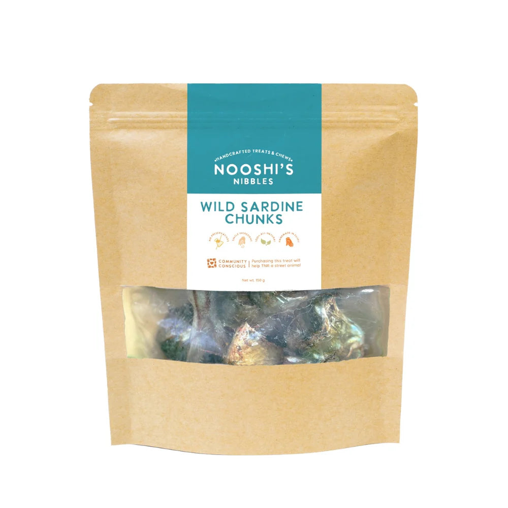نوشيز نيبلز قطع السردين البري 150 جرام