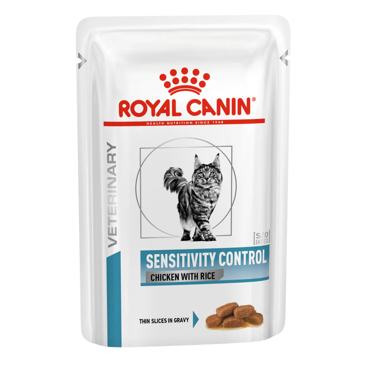 Royal Canin Feline Sensitivity Control – chicken & rice (85 gm\ Pouch)- Wet food for adverse Food Reactions with dermatologic and/or gastro-intestinal signs