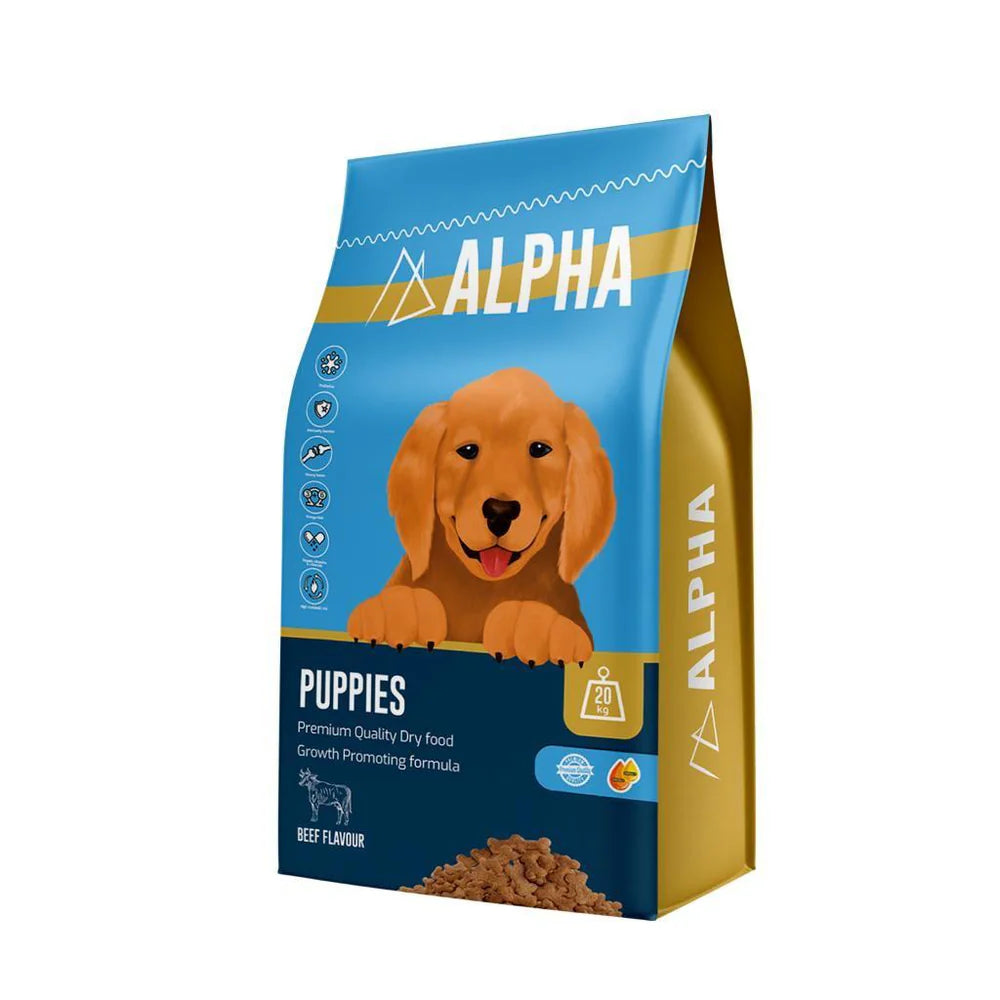 Alpha Puppies With Chicken