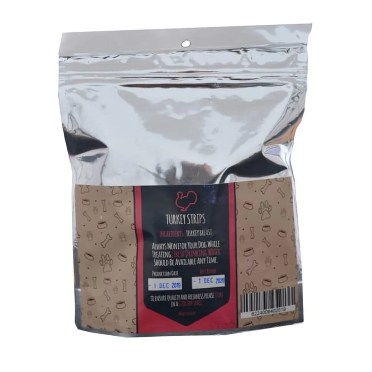 ثلاث شرائح ديك رومي 75 جرام