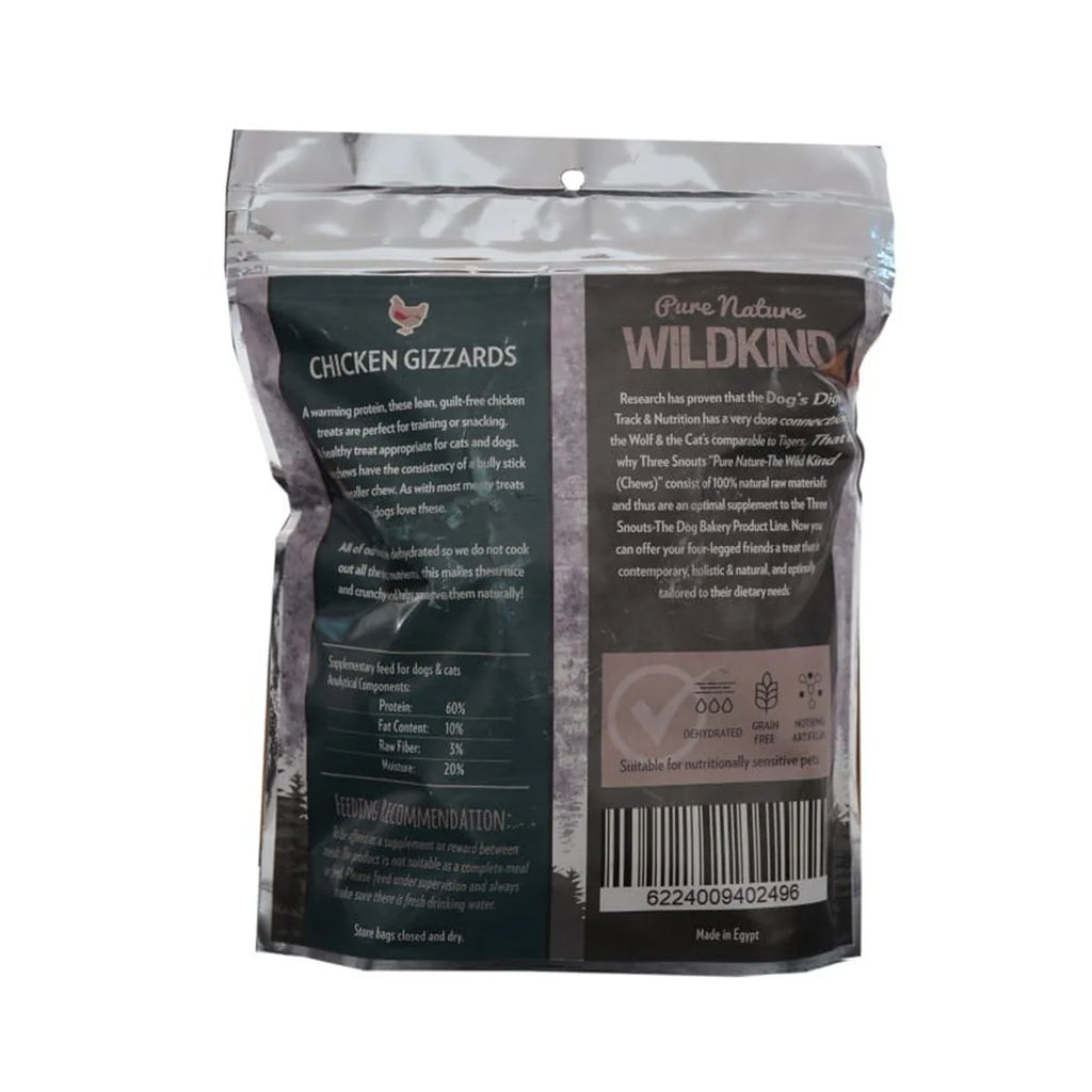 أحشاء دجاج WILDKIND من Three Snouts-Pure Nature 100 غرام